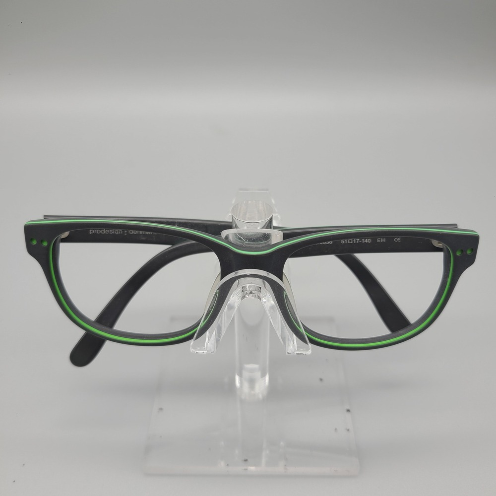 Prodesign Denmark 4705 c.6636 Black Green Eyeglass Frames 51-17-140 Designer